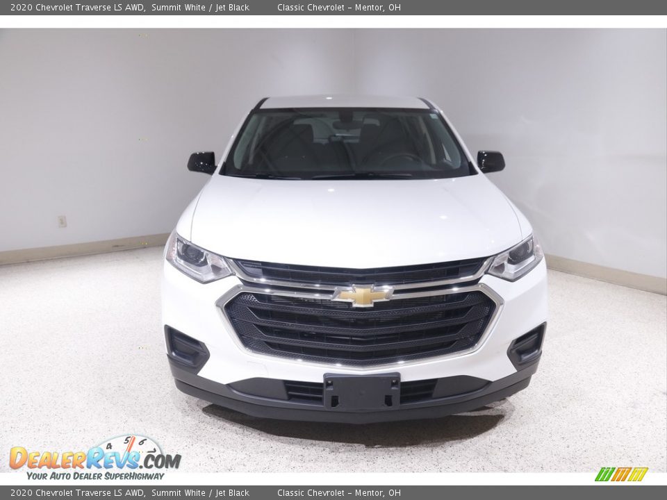 2020 Chevrolet Traverse LS AWD Summit White / Jet Black Photo #2