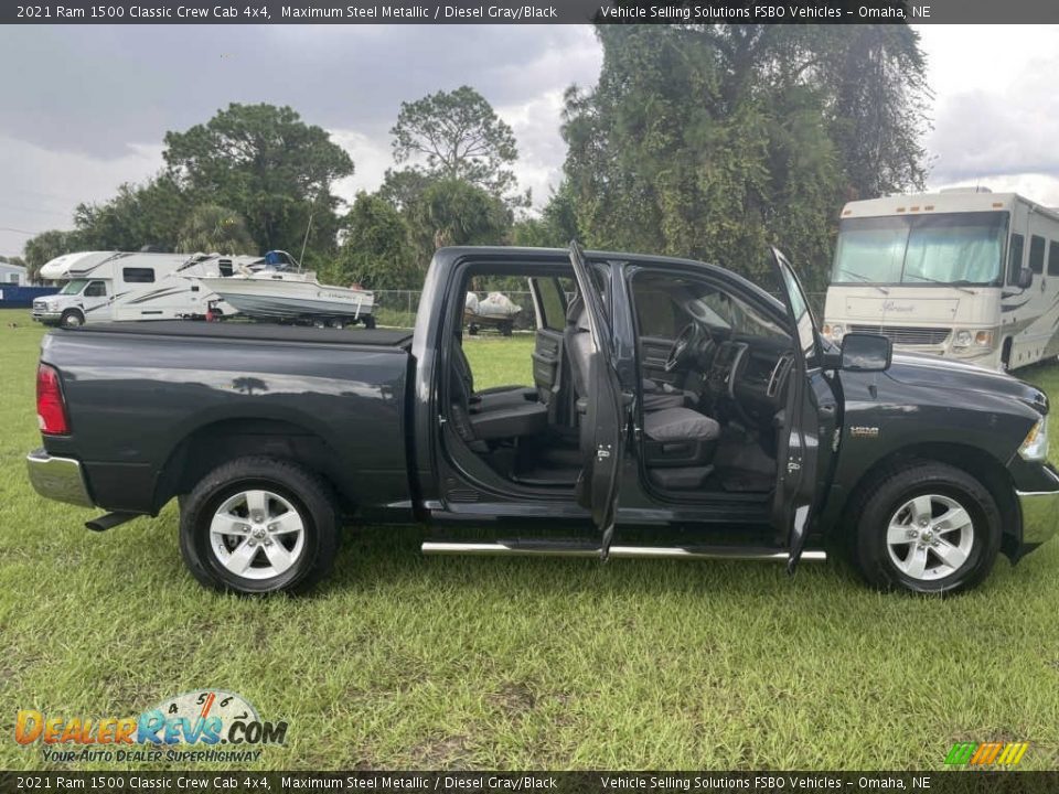 2021 Ram 1500 Classic Crew Cab 4x4 Maximum Steel Metallic / Diesel Gray/Black Photo #26