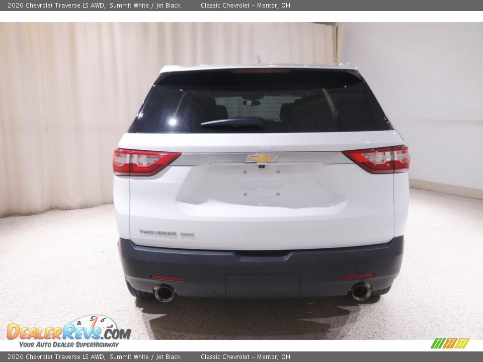 2020 Chevrolet Traverse LS AWD Summit White / Jet Black Photo #20