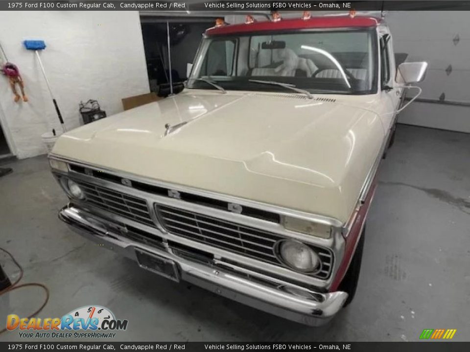 Candyapple Red 1975 Ford F100 Custom Regular Cab Photo #2