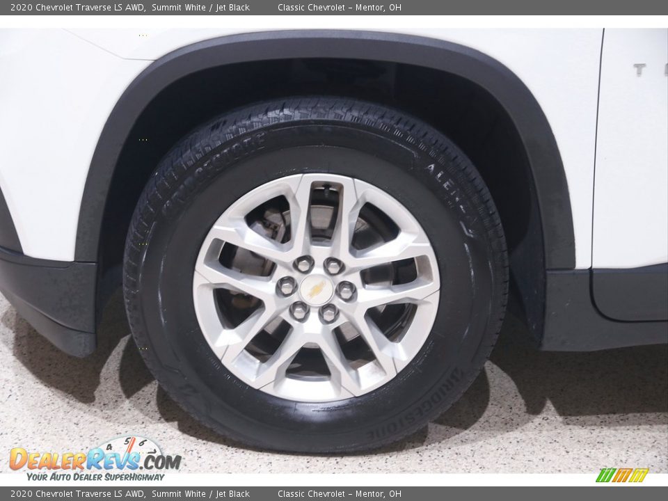 2020 Chevrolet Traverse LS AWD Summit White / Jet Black Photo #22