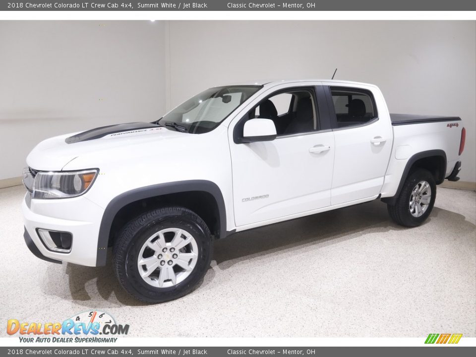 2018 Chevrolet Colorado LT Crew Cab 4x4 Summit White / Jet Black Photo #3