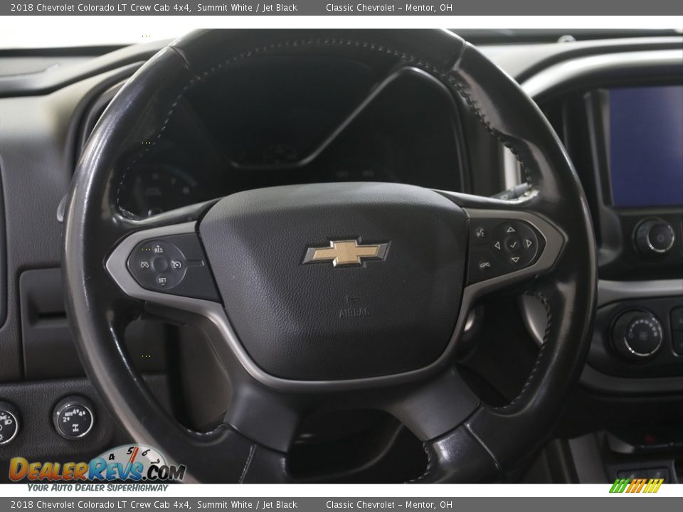 2018 Chevrolet Colorado LT Crew Cab 4x4 Summit White / Jet Black Photo #8