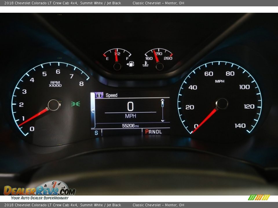 2018 Chevrolet Colorado LT Crew Cab 4x4 Summit White / Jet Black Photo #9