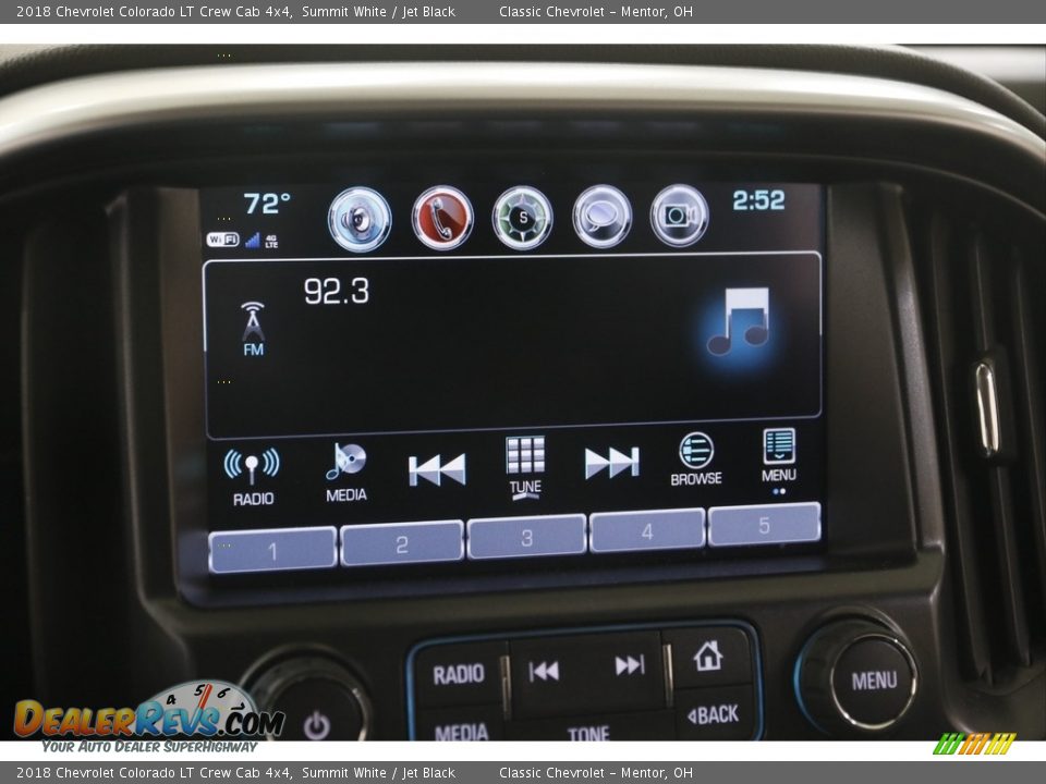 2018 Chevrolet Colorado LT Crew Cab 4x4 Summit White / Jet Black Photo #11