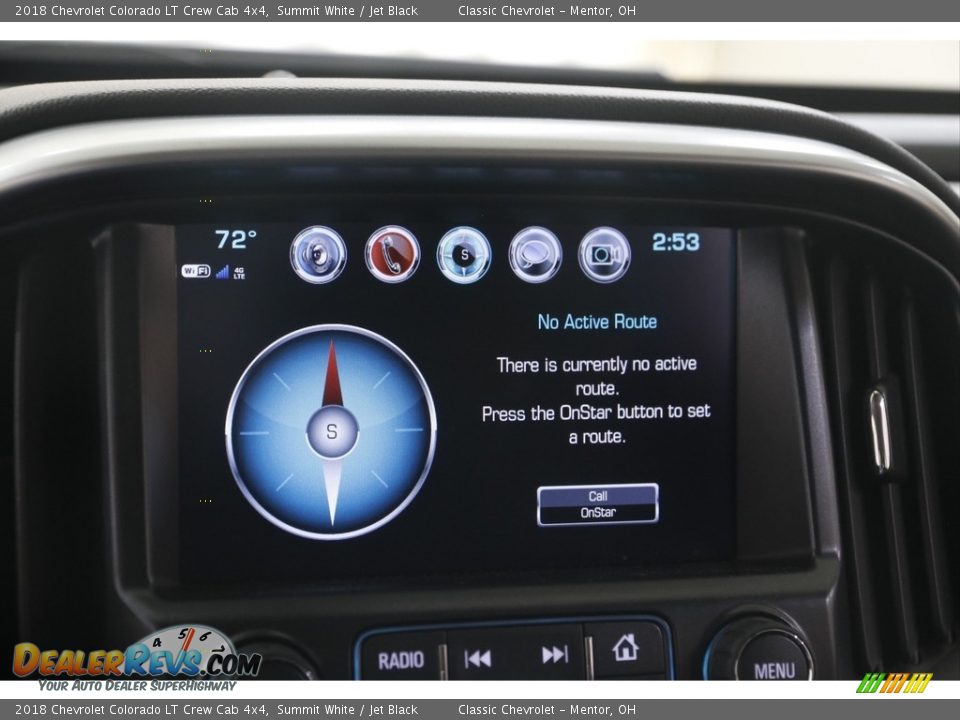 2018 Chevrolet Colorado LT Crew Cab 4x4 Summit White / Jet Black Photo #13