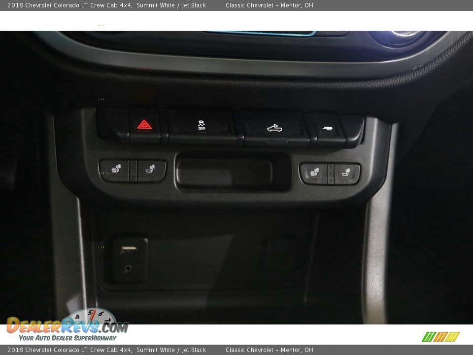 2018 Chevrolet Colorado LT Crew Cab 4x4 Summit White / Jet Black Photo #15