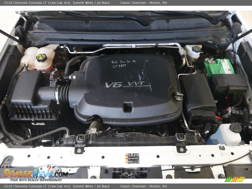 2018 Chevrolet Colorado LT Crew Cab 4x4 Summit White / Jet Black Photo #21