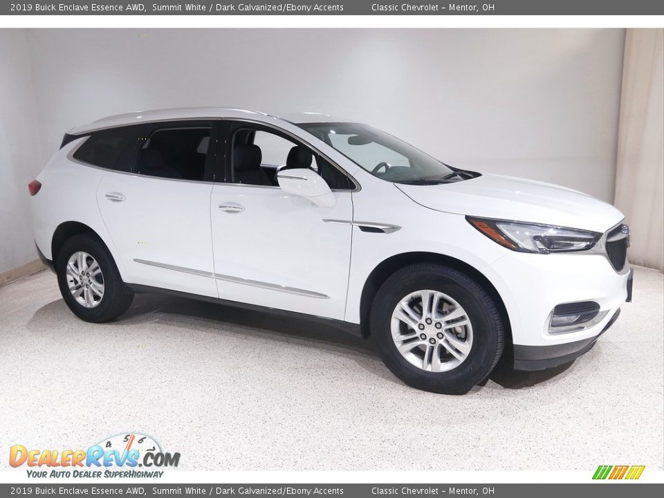 2019 Buick Enclave Essence AWD Summit White / Dark Galvanized/Ebony Accents Photo #1