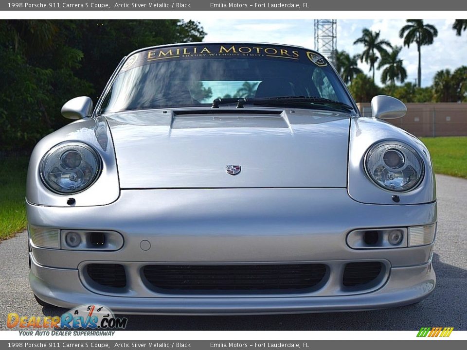 1998 Porsche 911 Carrera S Coupe Arctic Silver Metallic / Black Photo #2