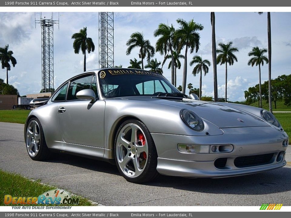 Arctic Silver Metallic 1998 Porsche 911 Carrera S Coupe Photo #3