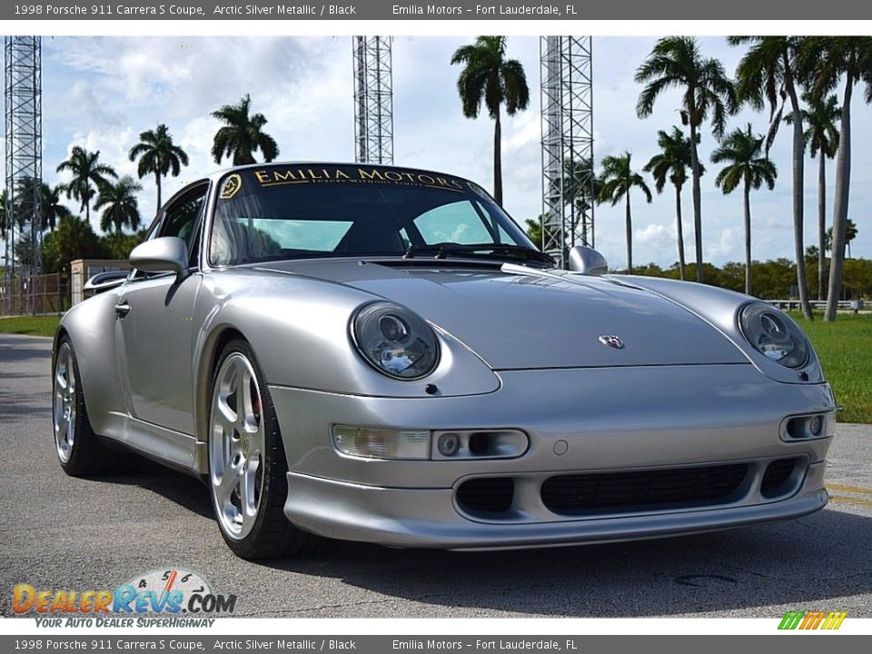 Arctic Silver Metallic 1998 Porsche 911 Carrera S Coupe Photo #7