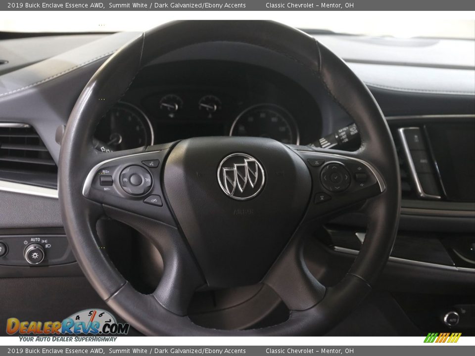 2019 Buick Enclave Essence AWD Summit White / Dark Galvanized/Ebony Accents Photo #7