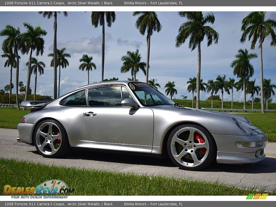 Arctic Silver Metallic 1998 Porsche 911 Carrera S Coupe Photo #8