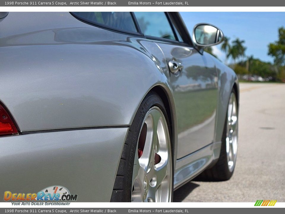 1998 Porsche 911 Carrera S Coupe Arctic Silver Metallic / Black Photo #10