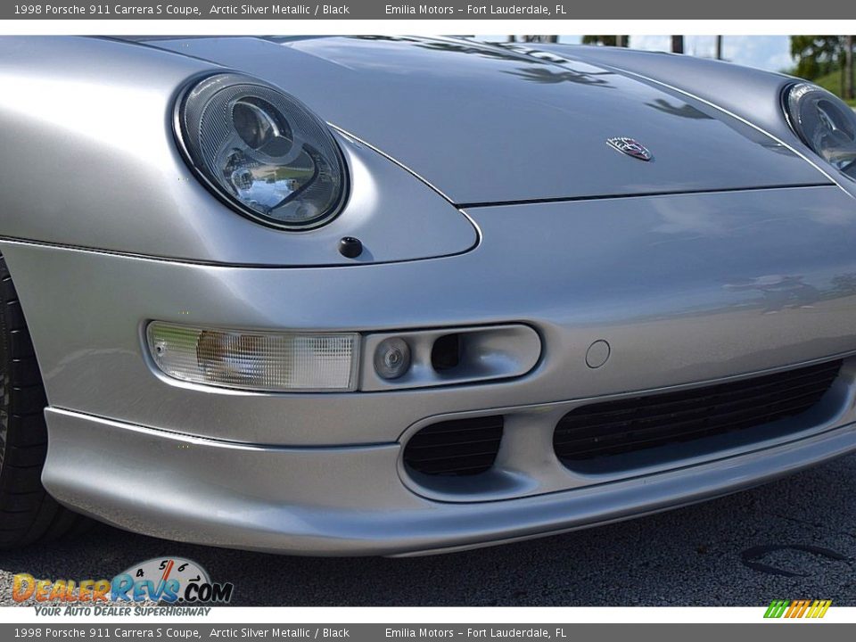 1998 Porsche 911 Carrera S Coupe Arctic Silver Metallic / Black Photo #11