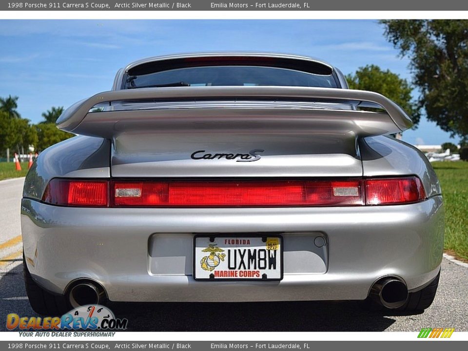 1998 Porsche 911 Carrera S Coupe Arctic Silver Metallic / Black Photo #13