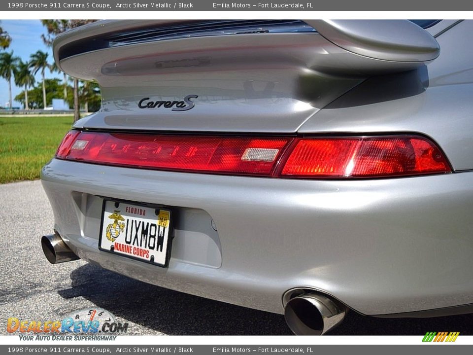 1998 Porsche 911 Carrera S Coupe Arctic Silver Metallic / Black Photo #14