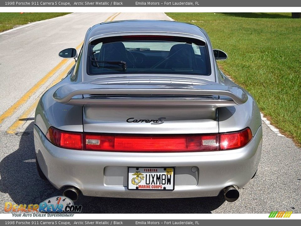 1998 Porsche 911 Carrera S Coupe Arctic Silver Metallic / Black Photo #15