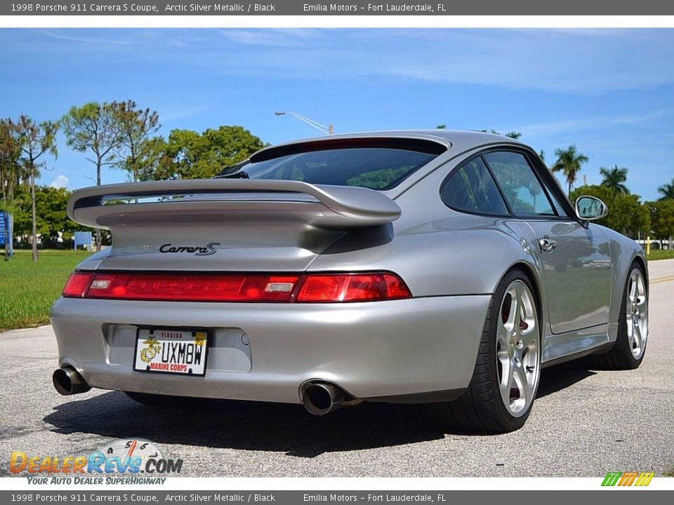 1998 Porsche 911 Carrera S Coupe Arctic Silver Metallic / Black Photo #16