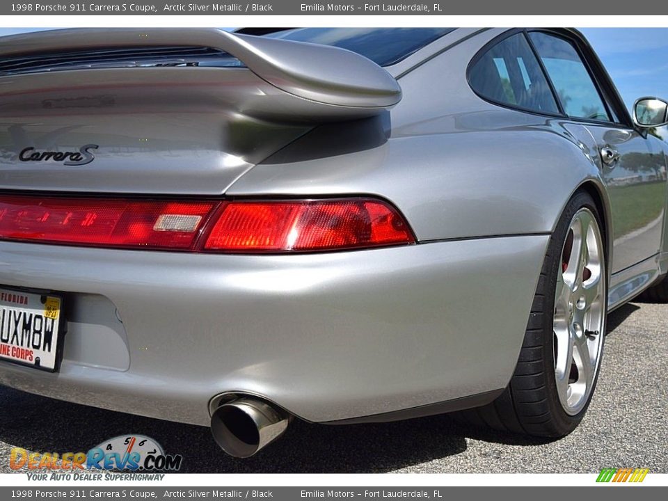 1998 Porsche 911 Carrera S Coupe Arctic Silver Metallic / Black Photo #17