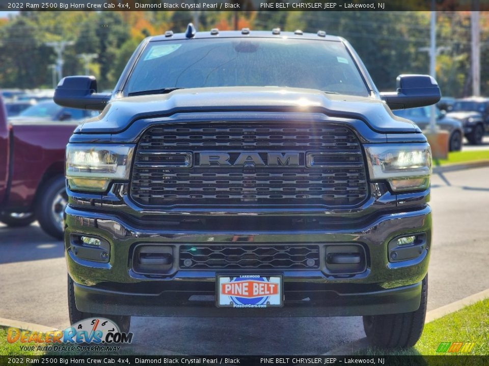 2022 Ram 2500 Big Horn Crew Cab 4x4 Diamond Black Crystal Pearl / Black Photo #2