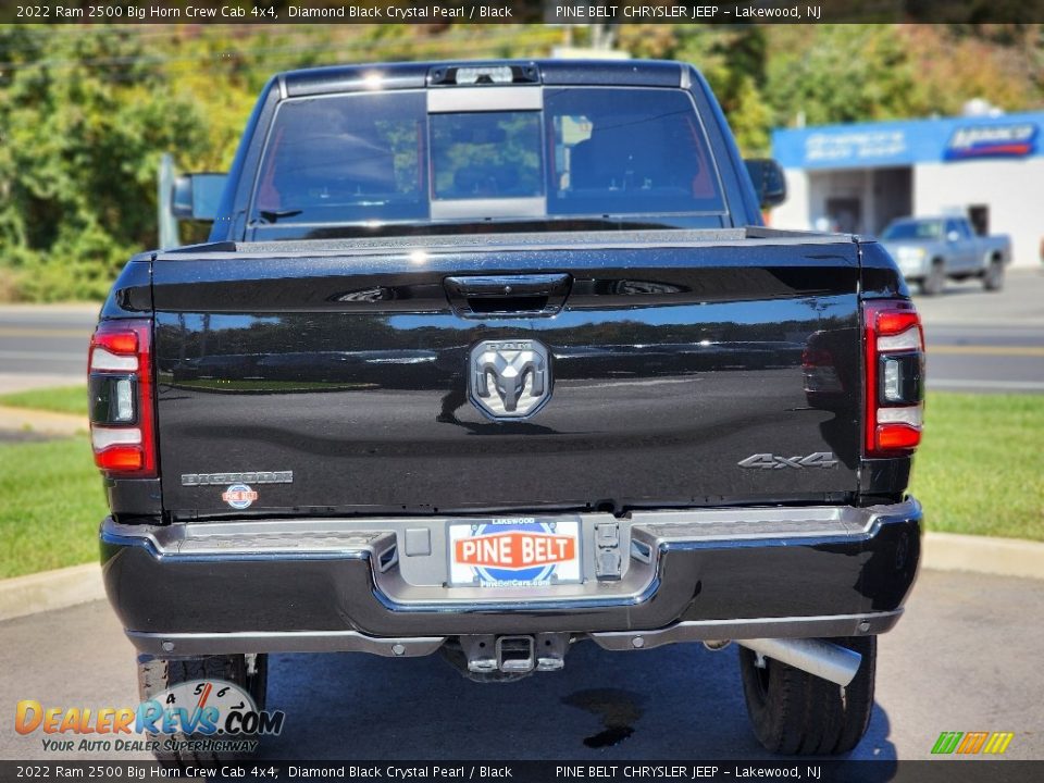 2022 Ram 2500 Big Horn Crew Cab 4x4 Diamond Black Crystal Pearl / Black Photo #5