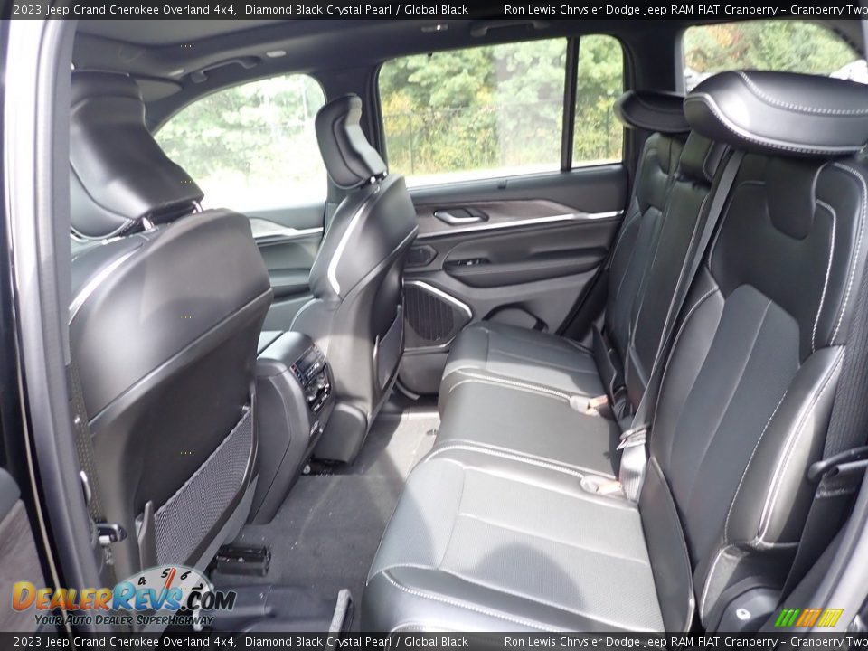 Rear Seat of 2023 Jeep Grand Cherokee Overland 4x4 Photo #12