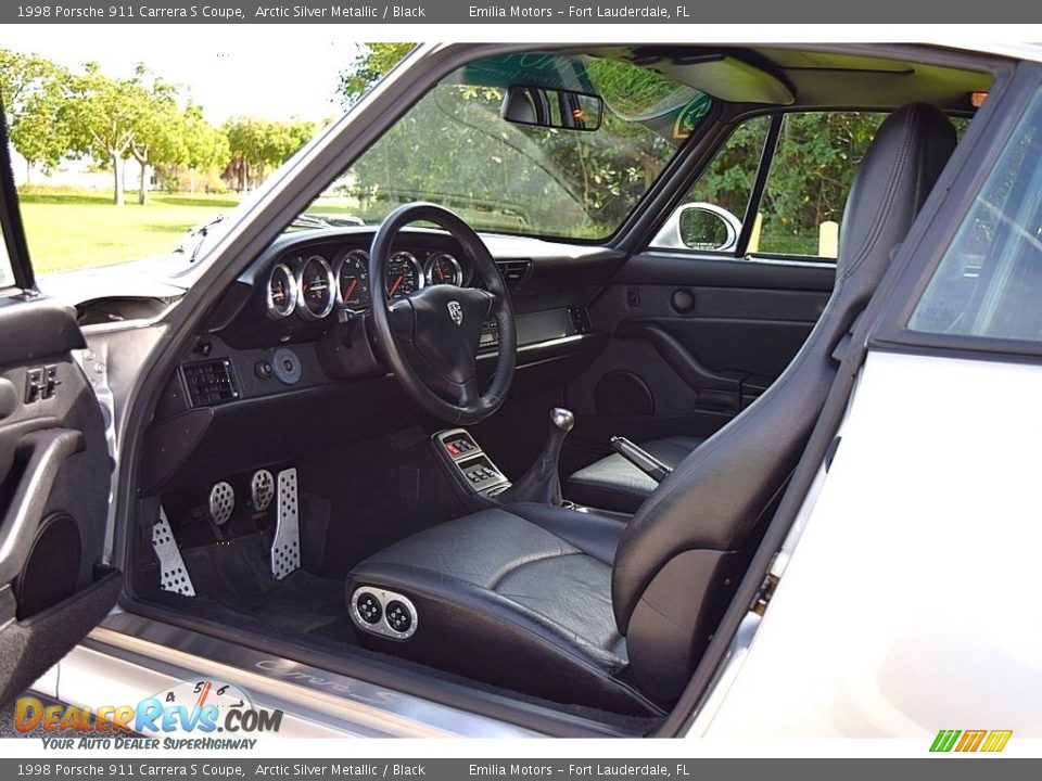 Black Interior - 1998 Porsche 911 Carrera S Coupe Photo #34