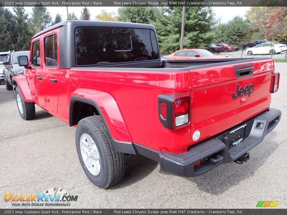 2023 Jeep Gladiator Sport 4x4 Firecracker Red / Black Photo #3