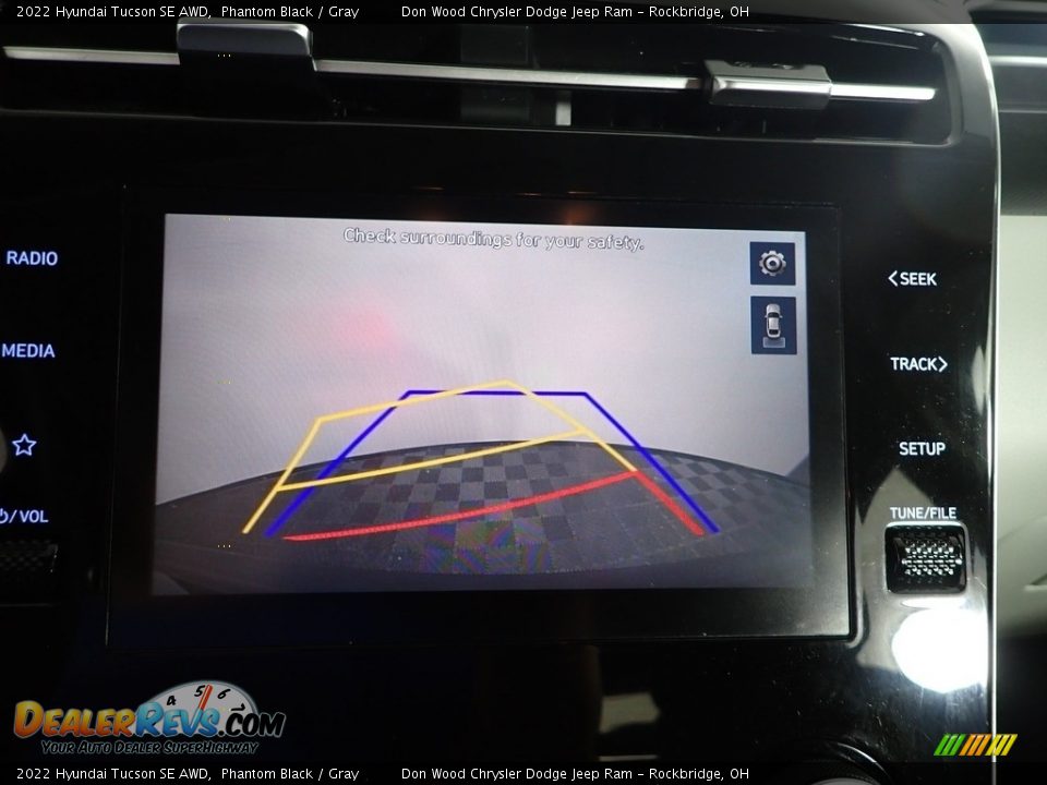 2022 Hyundai Tucson SE AWD Phantom Black / Gray Photo #3
