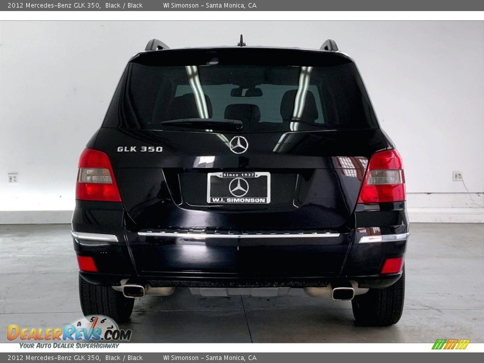 2012 Mercedes-Benz GLK 350 Black / Black Photo #3