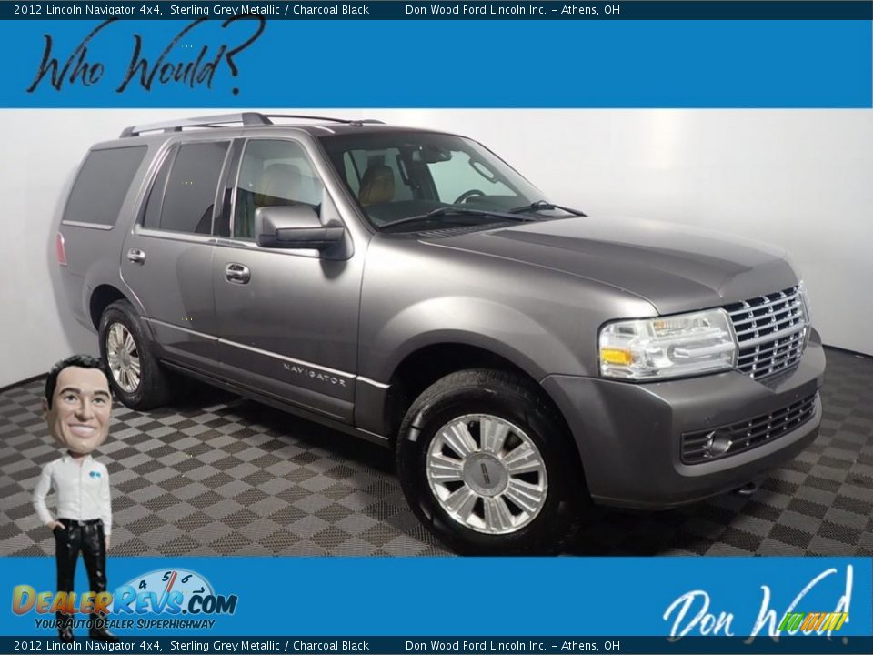 2012 Lincoln Navigator 4x4 Sterling Grey Metallic / Charcoal Black Photo #1