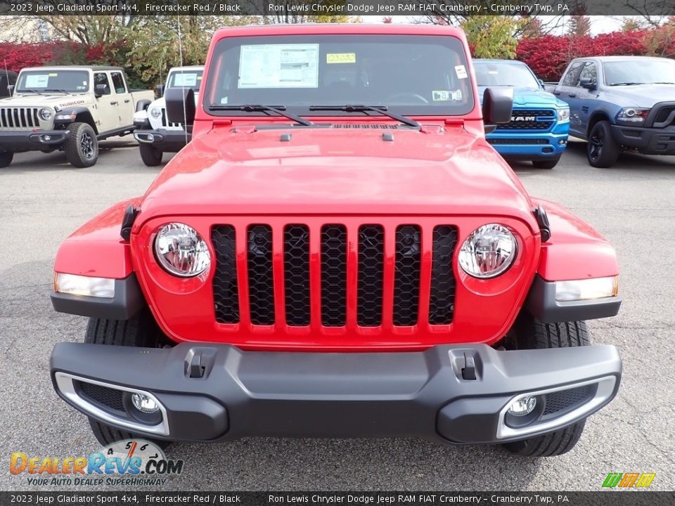 2023 Jeep Gladiator Sport 4x4 Firecracker Red / Black Photo #8