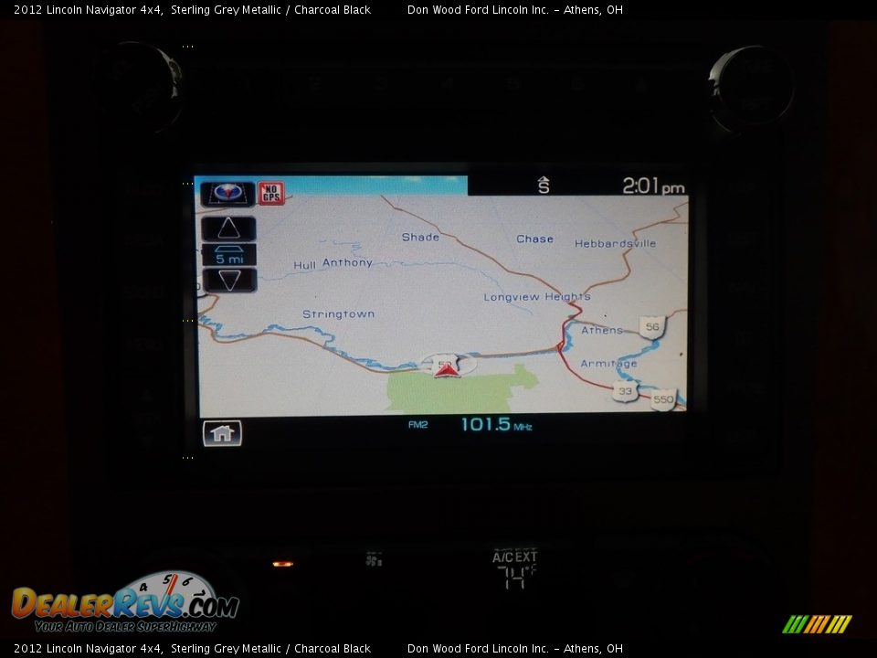 2012 Lincoln Navigator 4x4 Sterling Grey Metallic / Charcoal Black Photo #3