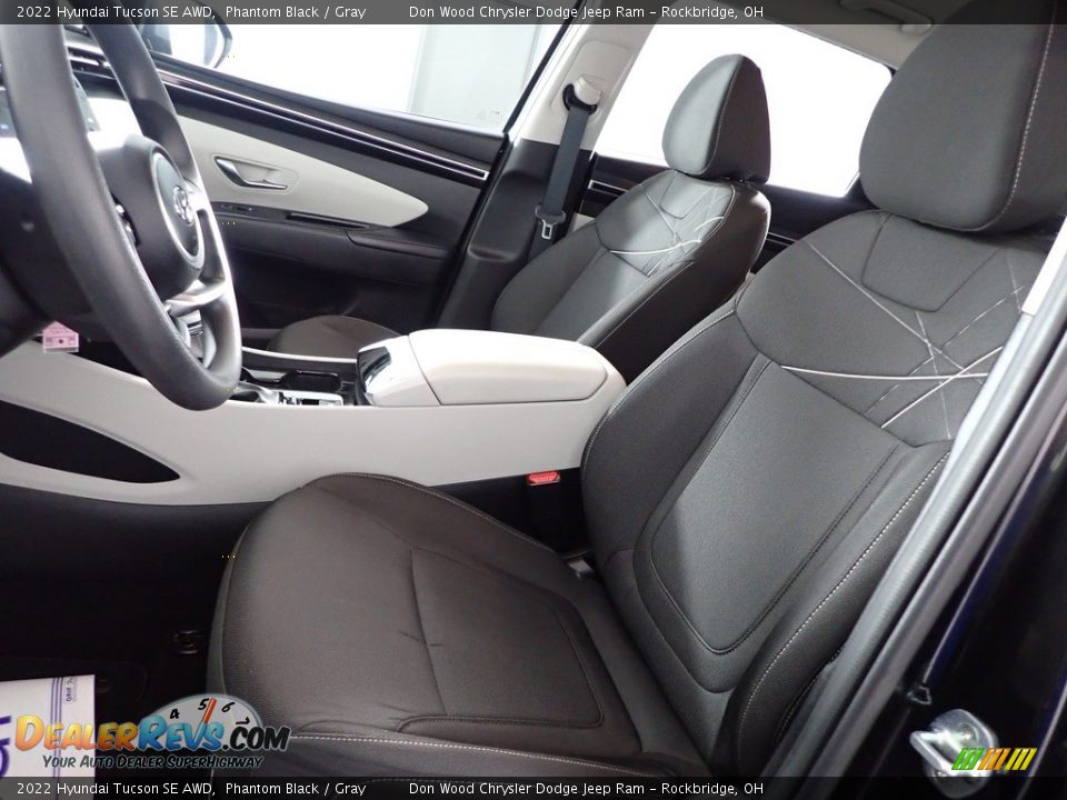 2022 Hyundai Tucson SE AWD Phantom Black / Gray Photo #12