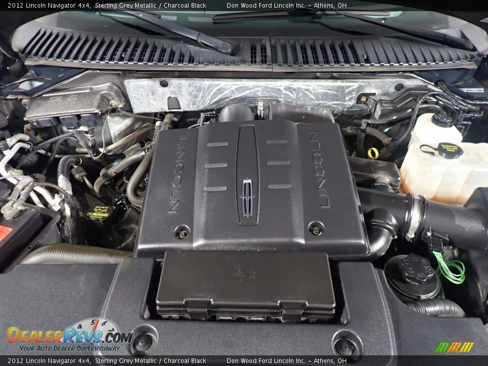 2012 Lincoln Navigator 4x4 Sterling Grey Metallic / Charcoal Black Photo #8