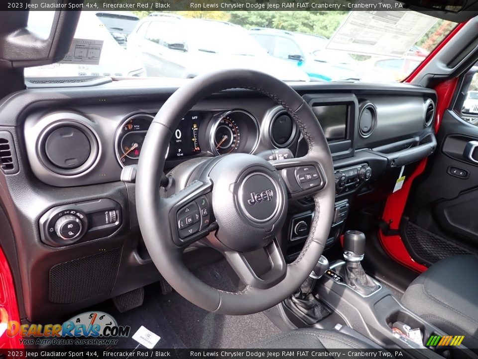 Black Interior - 2023 Jeep Gladiator Sport 4x4 Photo #15