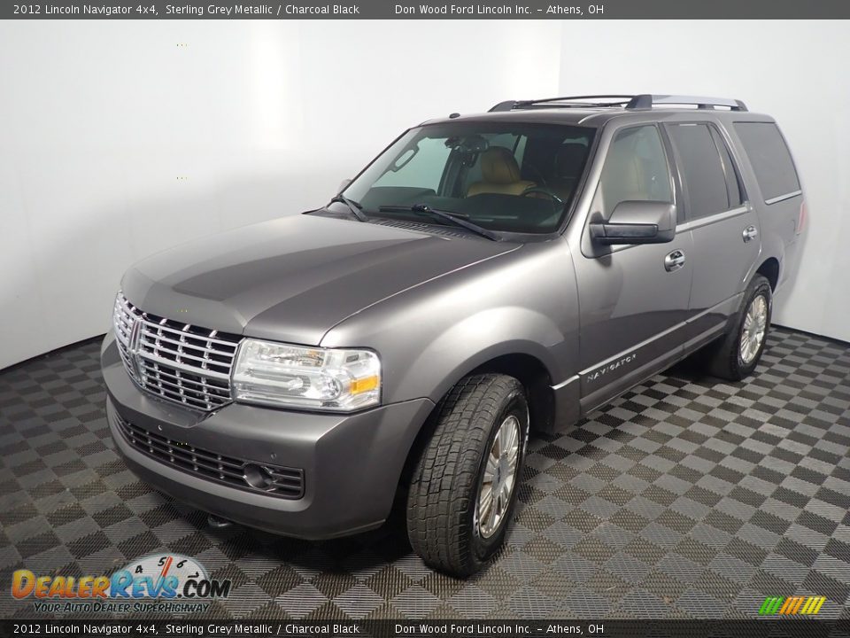 2012 Lincoln Navigator 4x4 Sterling Grey Metallic / Charcoal Black Photo #10