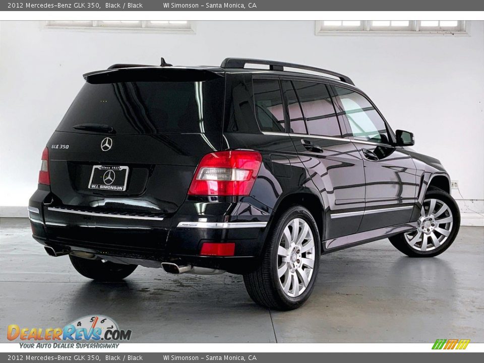 2012 Mercedes-Benz GLK 350 Black / Black Photo #13