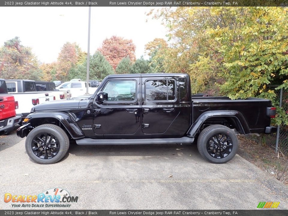 Black 2023 Jeep Gladiator High Altitude 4x4 Photo #2