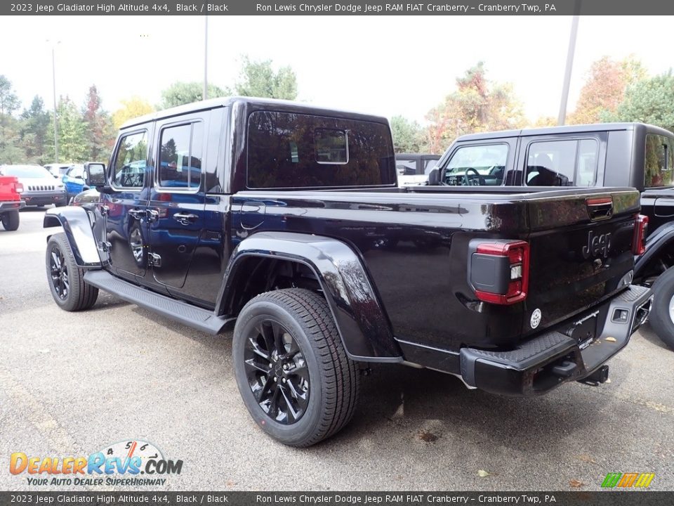 2023 Jeep Gladiator High Altitude 4x4 Black / Black Photo #4