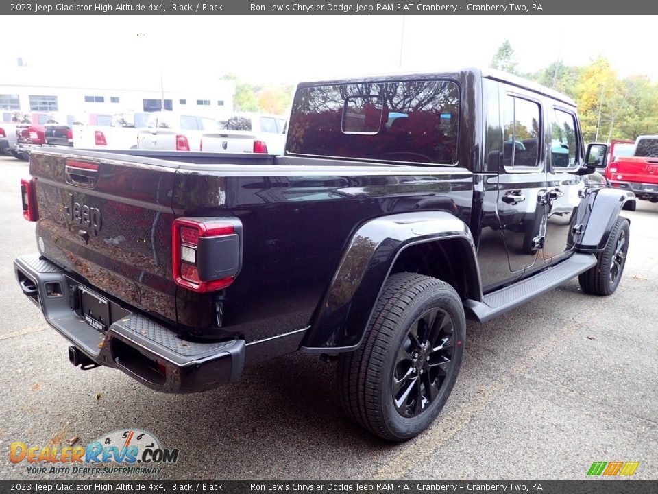 2023 Jeep Gladiator High Altitude 4x4 Black / Black Photo #6