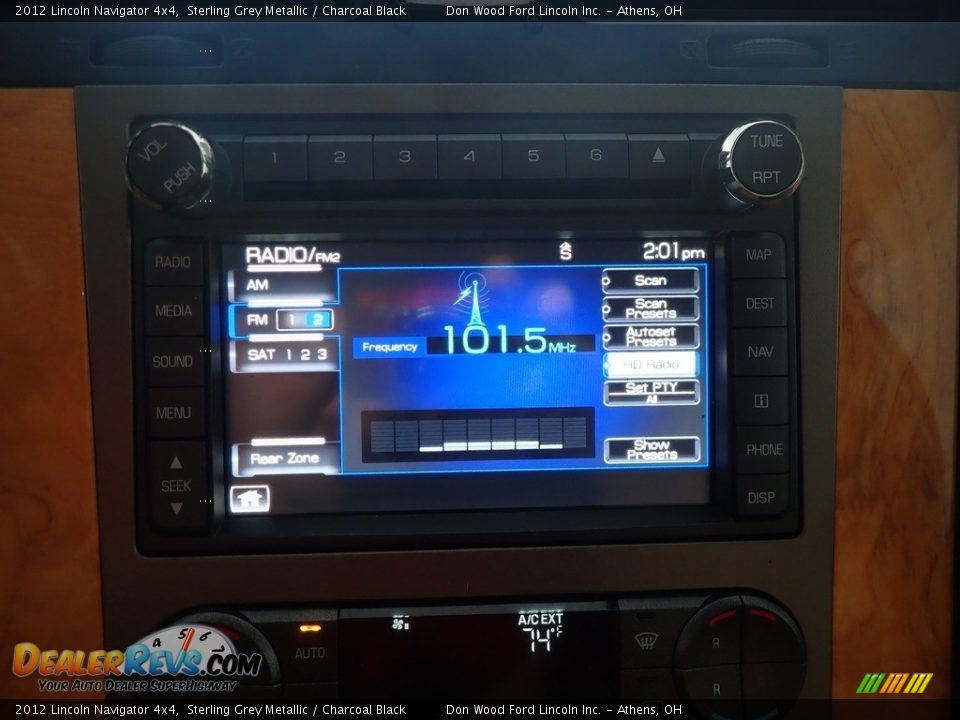 2012 Lincoln Navigator 4x4 Sterling Grey Metallic / Charcoal Black Photo #23