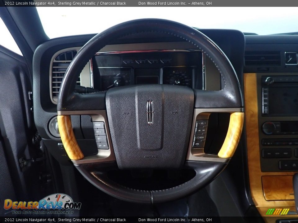 2012 Lincoln Navigator 4x4 Sterling Grey Metallic / Charcoal Black Photo #24