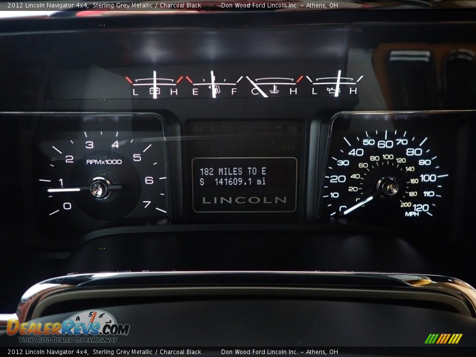 2012 Lincoln Navigator 4x4 Sterling Grey Metallic / Charcoal Black Photo #25
