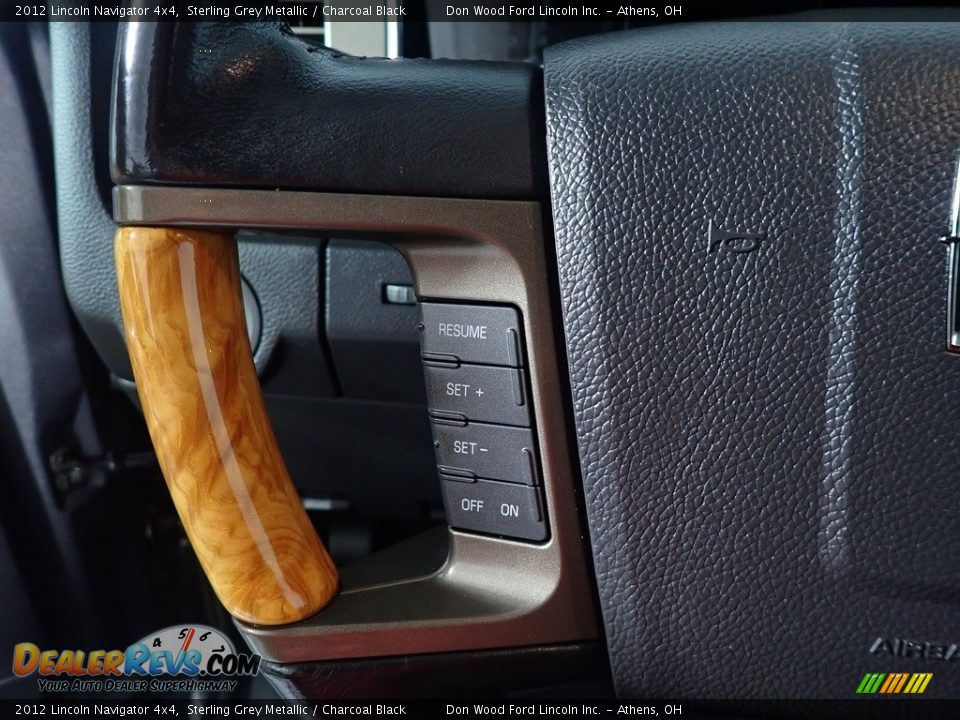 2012 Lincoln Navigator 4x4 Sterling Grey Metallic / Charcoal Black Photo #26
