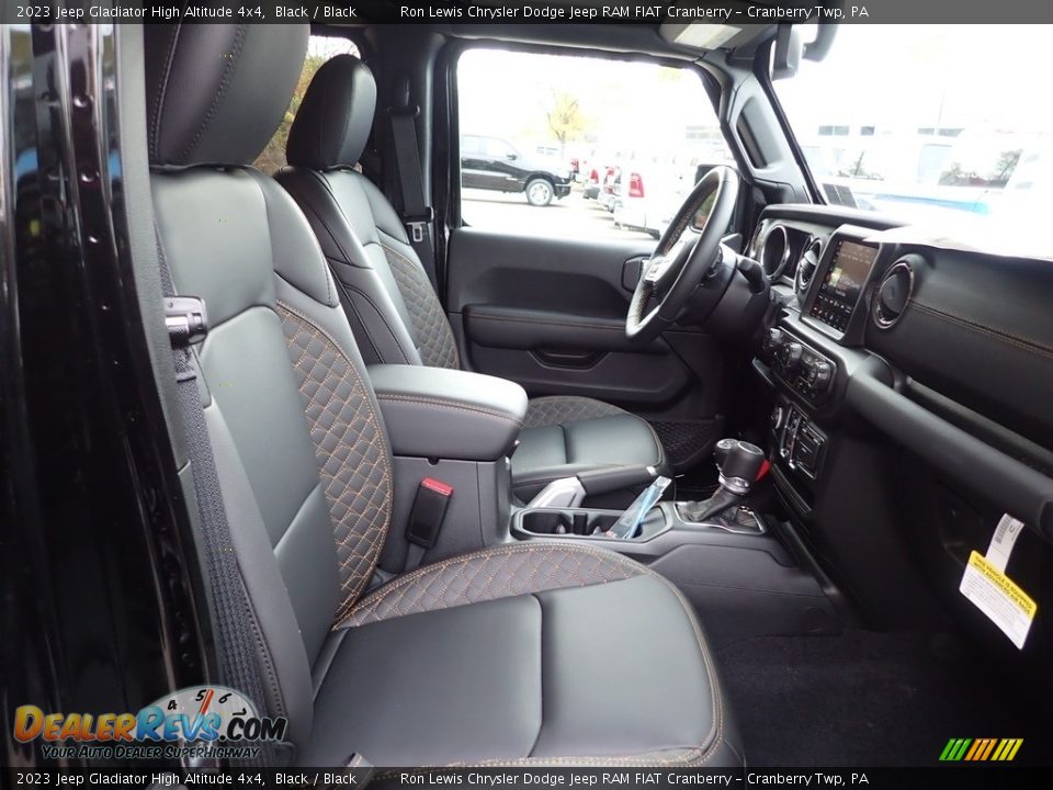 Black Interior - 2023 Jeep Gladiator High Altitude 4x4 Photo #10