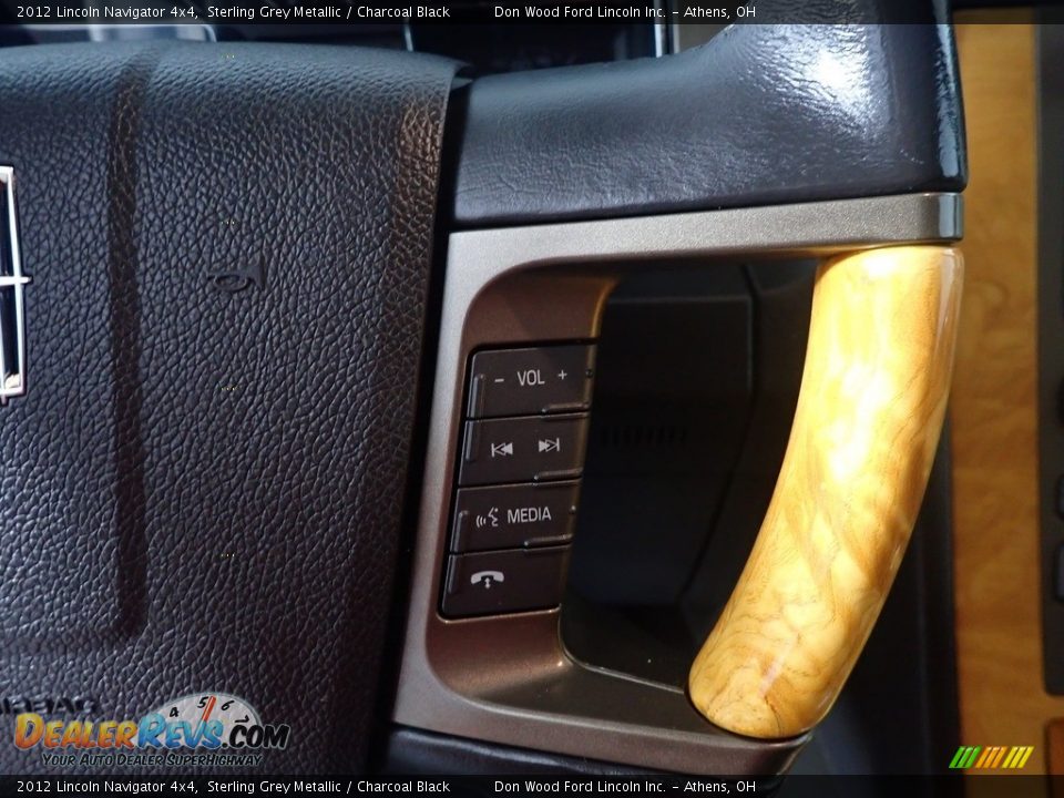 2012 Lincoln Navigator 4x4 Sterling Grey Metallic / Charcoal Black Photo #27