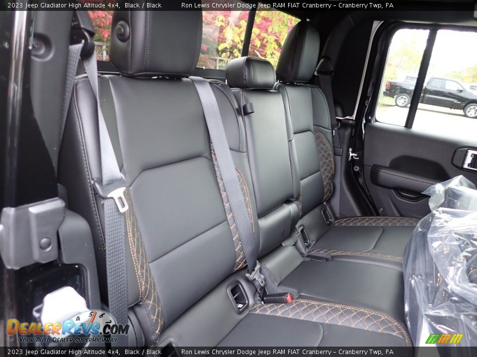 Rear Seat of 2023 Jeep Gladiator High Altitude 4x4 Photo #11